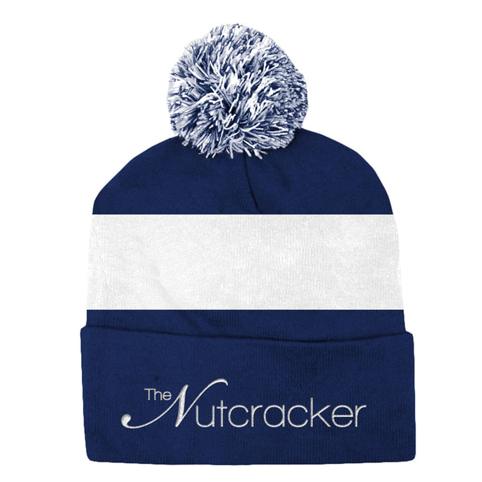 Boston Ballet Nutcracker Logo Pom Beanie