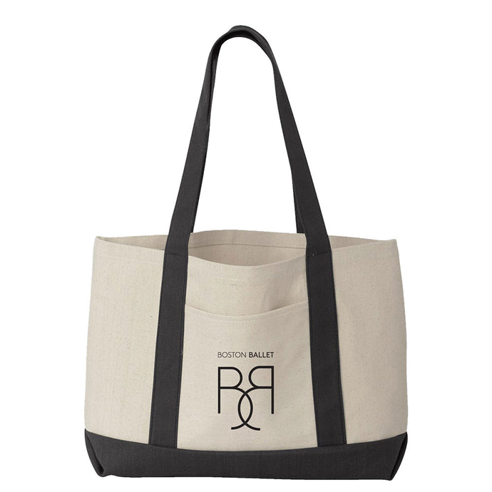 Boston Ballet Black Boat Tote