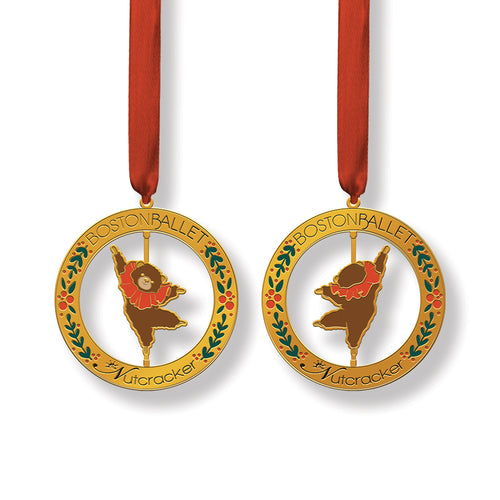 Boston Ballet Bear Spinner Ornament
