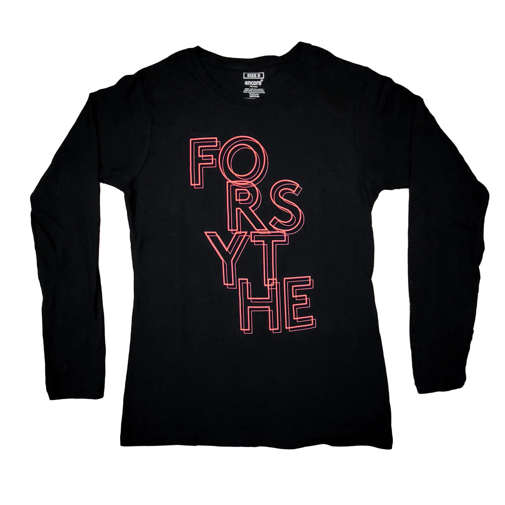 Forsythe Black Long Sleeve Tee