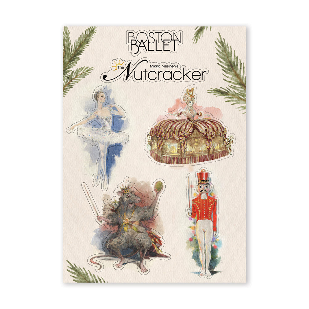 Boston Ballet Nutcracker Sticker Sheet