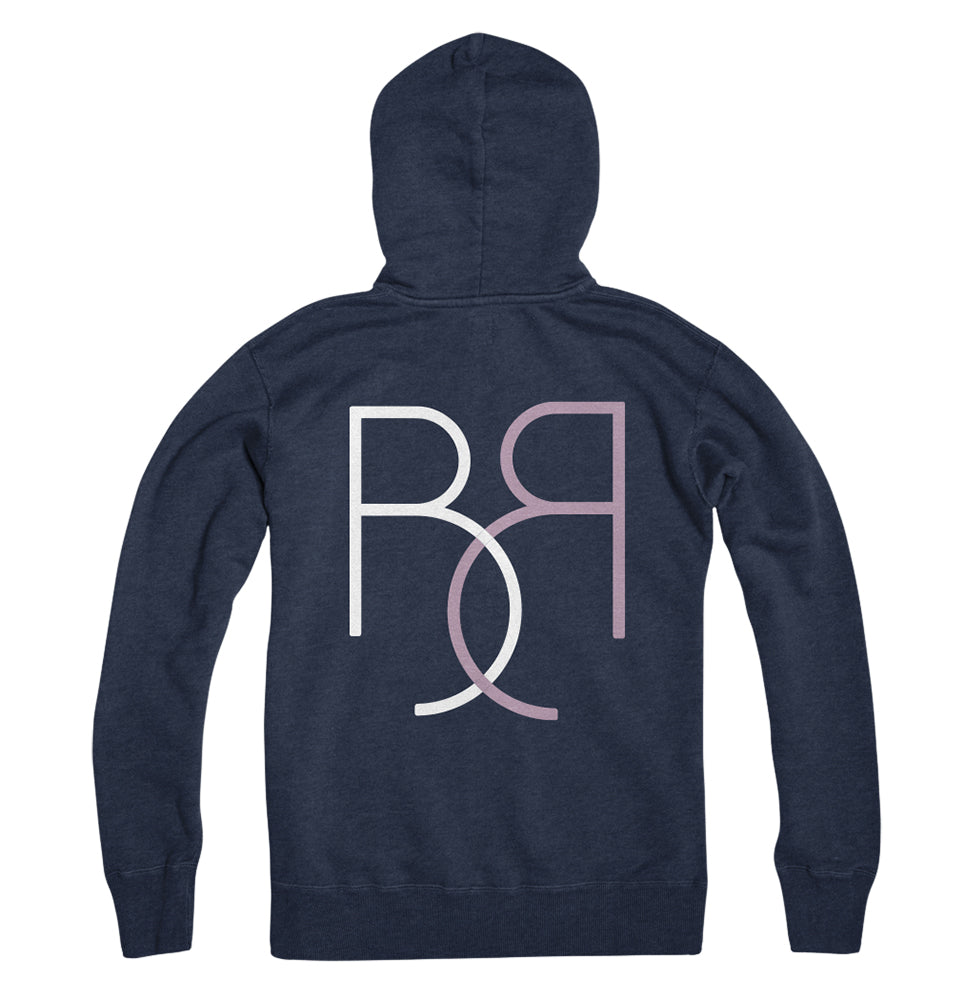 Navy Unisex Zip-Up Hoodie – Boston Ballet