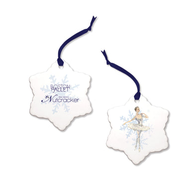 Boston Ballet Snow Queen Ceramic Ornament