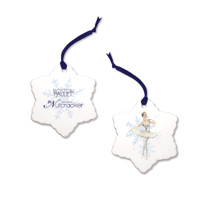Boston Ballet Snow Queen Ceramic Ornament