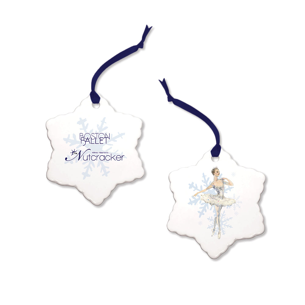Boston Ballet Snow Queen Ceramic Ornament
